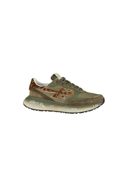 Sneakers Premiata Lauryn Verde/Leopard